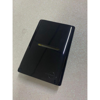 Placa p/ 1 Interruptor Horizontal 4x2 - Novara Preto Brilhante